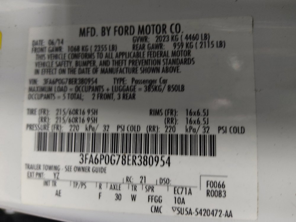 Used 2014 Ford Fusion S FWD image 33