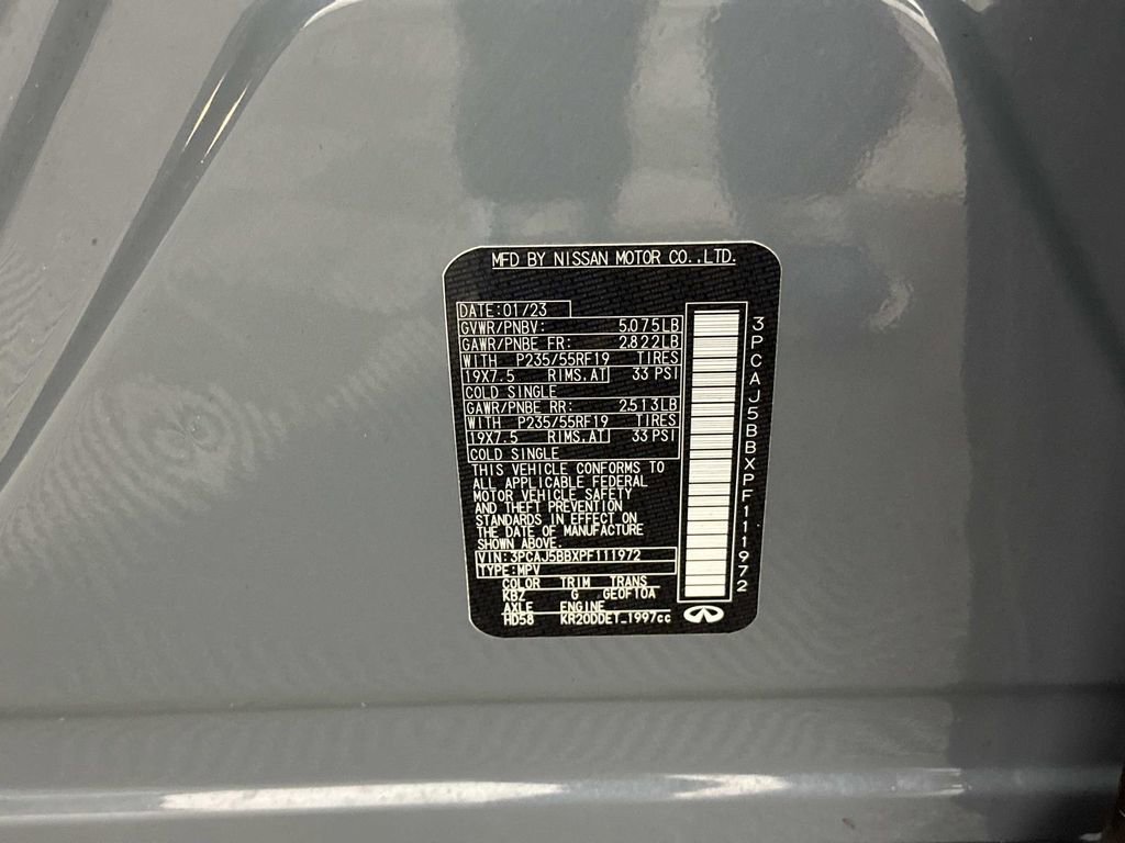 Certified 2023 INFINITI QX50 Luxe image 42