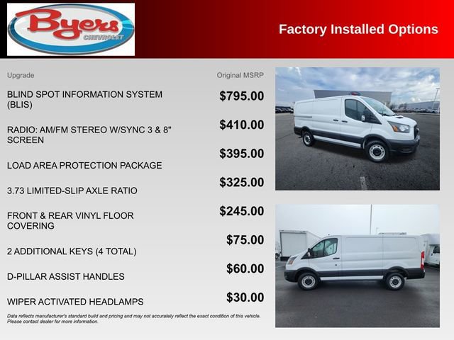 Used 2021 Ford Transit 250 Low Roof w/ Load Area Protection Package image 10