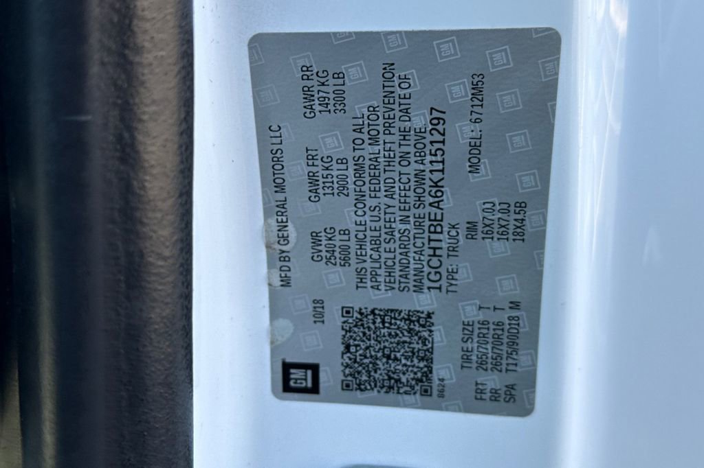 Used 2019 Chevrolet Colorado W/T image 35