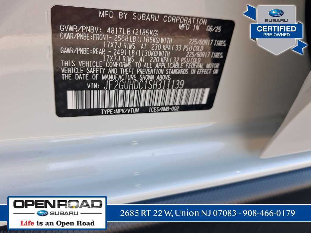 Used 2025 Subaru Crosstrek 2.5i Premium AWD/4WD image 28