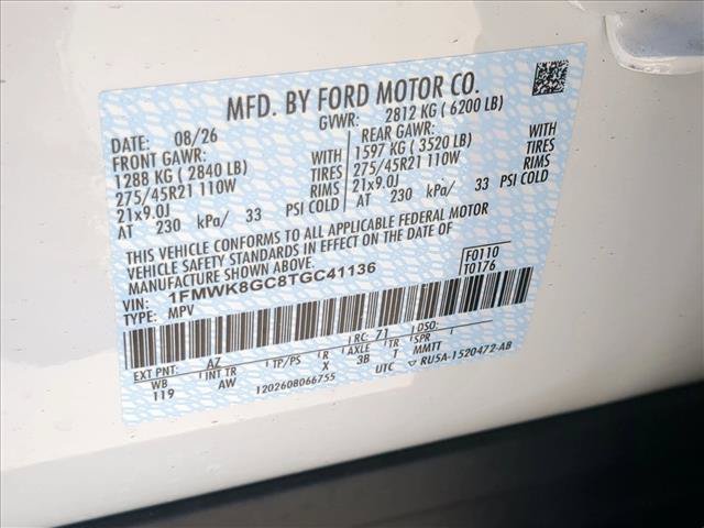 New 2026 Ford Explorer ST w/ Sun And Sound Package AWD/4WD image 17