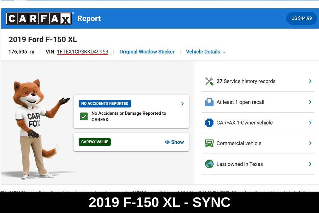 Used 2019 Ford F150 XL w/ Equipment Group 101A Mid RWD image 9
