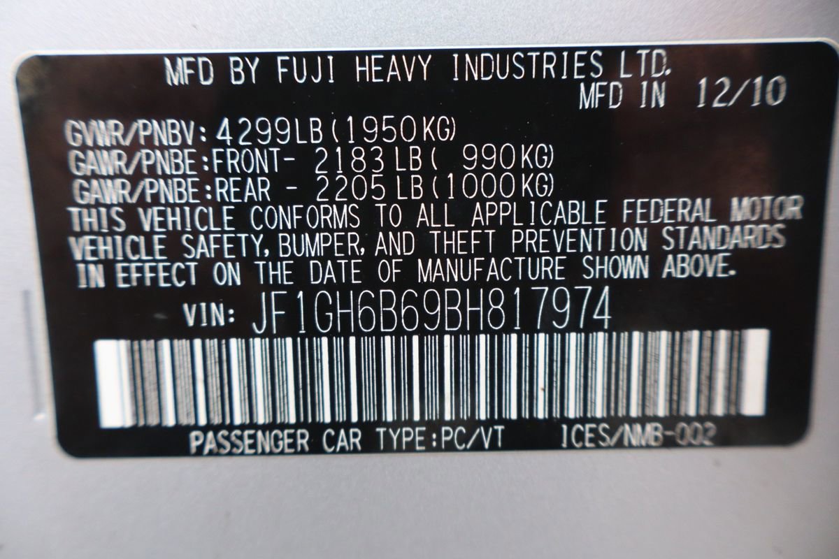 Used 2011 Subaru Impreza 2.5i Premium w/ PWR Moonroof Value Pkg image 47