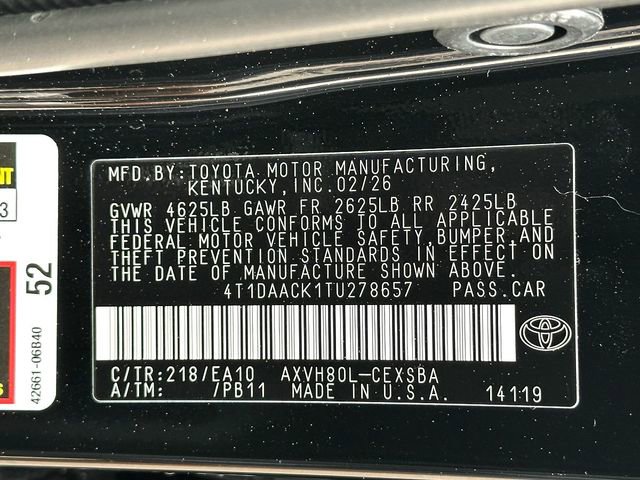 New 2026 Toyota Camry SE image 24