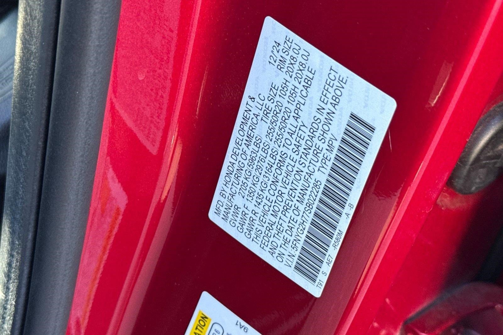 Certified 2025 Honda Pilot Touring image 20