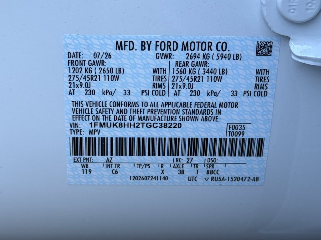 New 2026 Ford Explorer Platinum AWD/4WD image 25