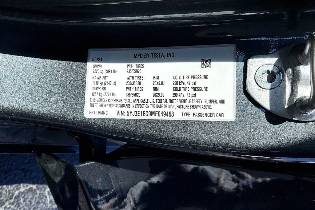 Used 2021 Tesla Model 3 Performance AWD/4WD image 16