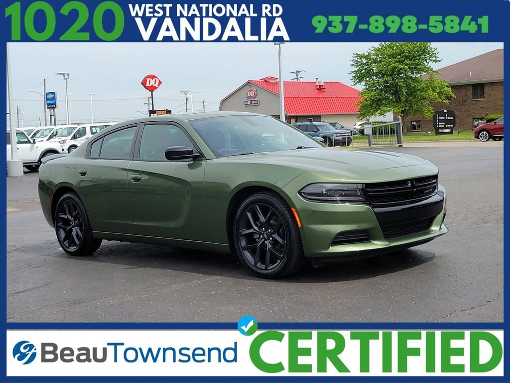 Used 2023 Dodge Charger SXT w/ Blacktop Package RWD image 1