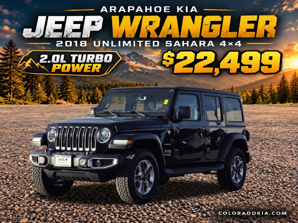 Used 2018 Jeep Wrangler Unlimited Sahara AWD/4WD image 4