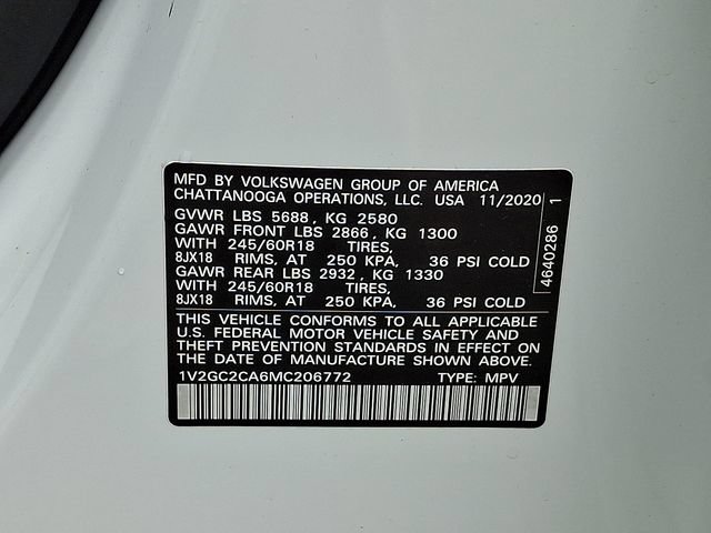 Used 2021 Volkswagen Atlas Cross Sport S AWD/4WD image 27