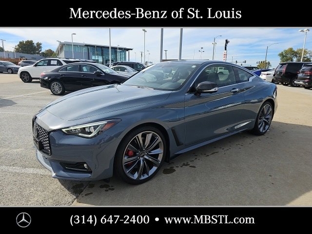 Used 2021 INFINITI Q60 Red Sport 400 w/ Carbon Fiber Package