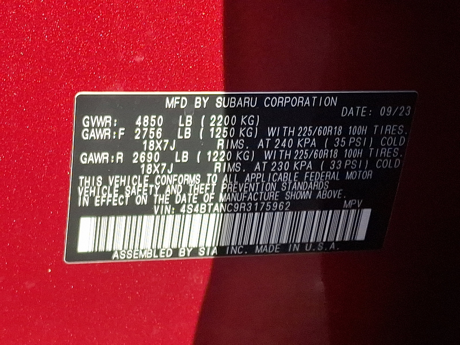 Certified 2024 Subaru Outback Limited image 27