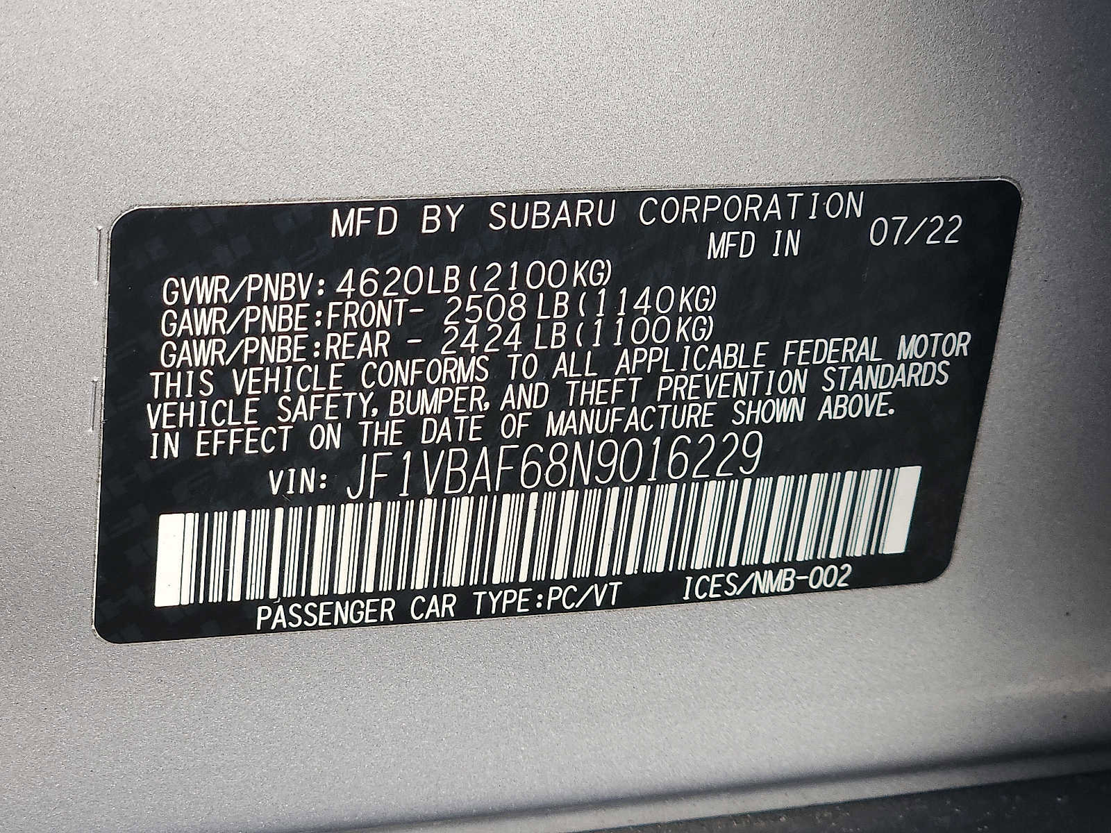 Used 2022 Subaru WRX Premium image 26