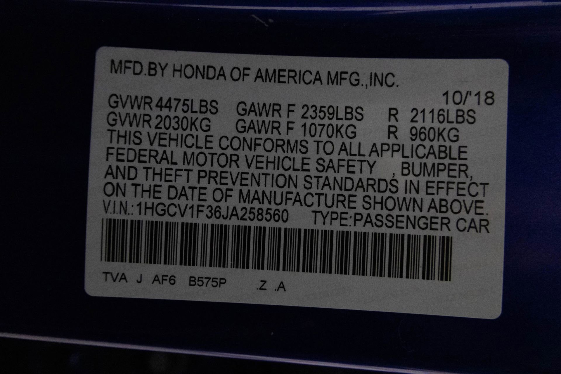 Used 2018 Honda Accord Sport image 42