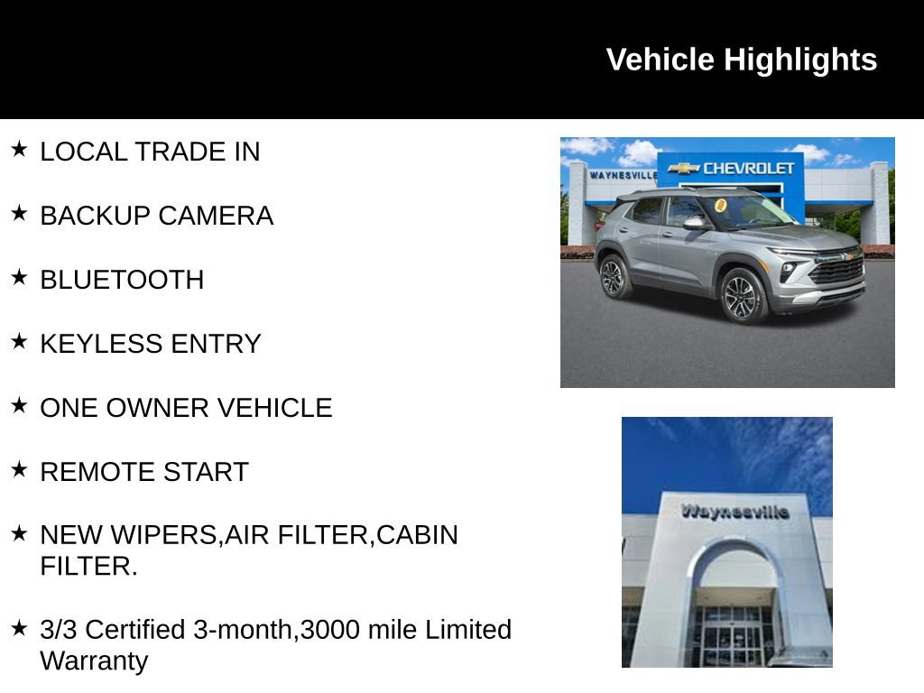 Used 2024 Chevrolet TrailBlazer LT FWD image 2