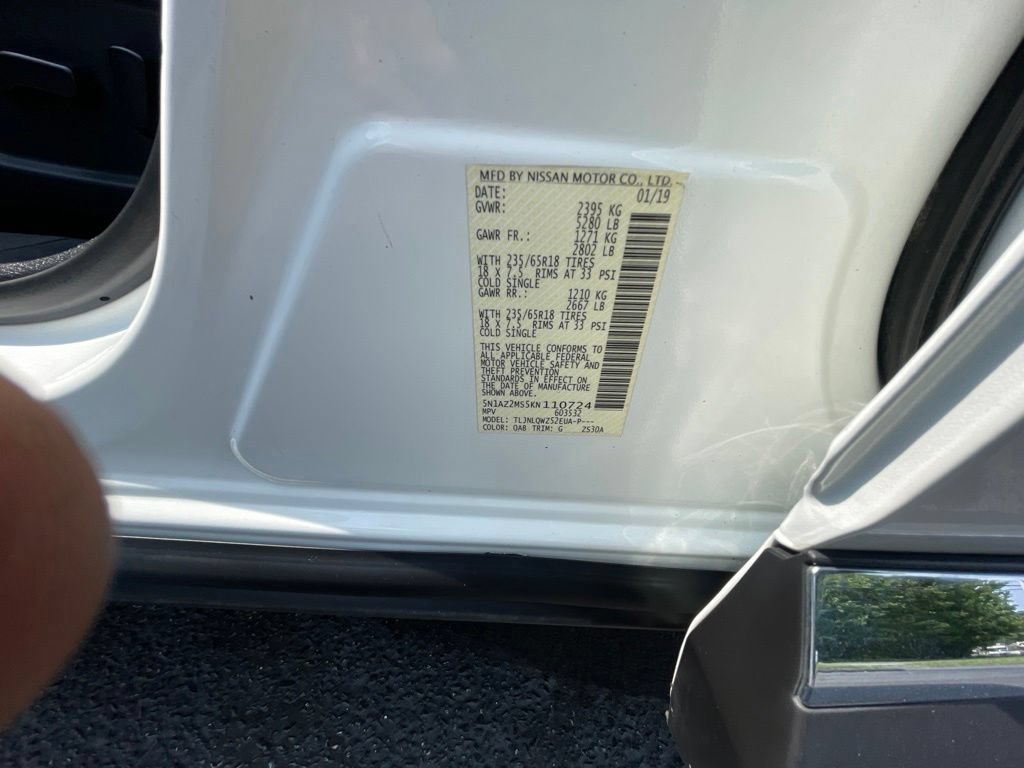 Used 2019 Nissan Murano SV w/ Premium Package AWD/4WD image 31