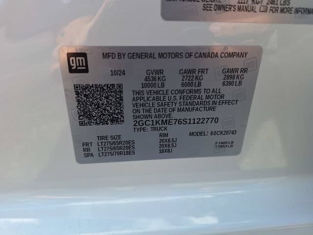 Used 2025 Chevrolet Silverado 2500 Custom w/ Custom Value Package AWD/4WD image 27
