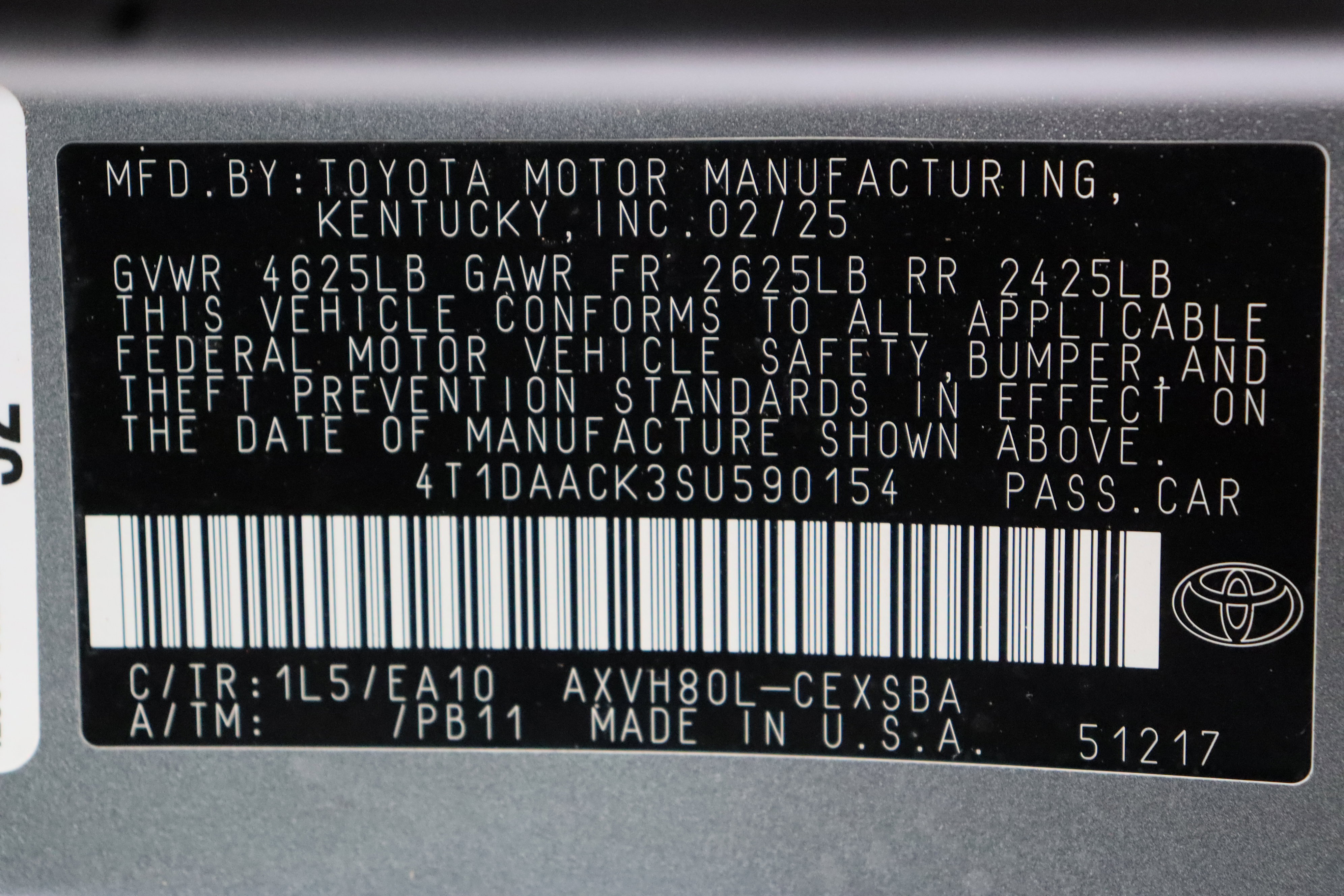 Used 2025 Toyota Camry SE w/ Convenience Package FWD image 42
