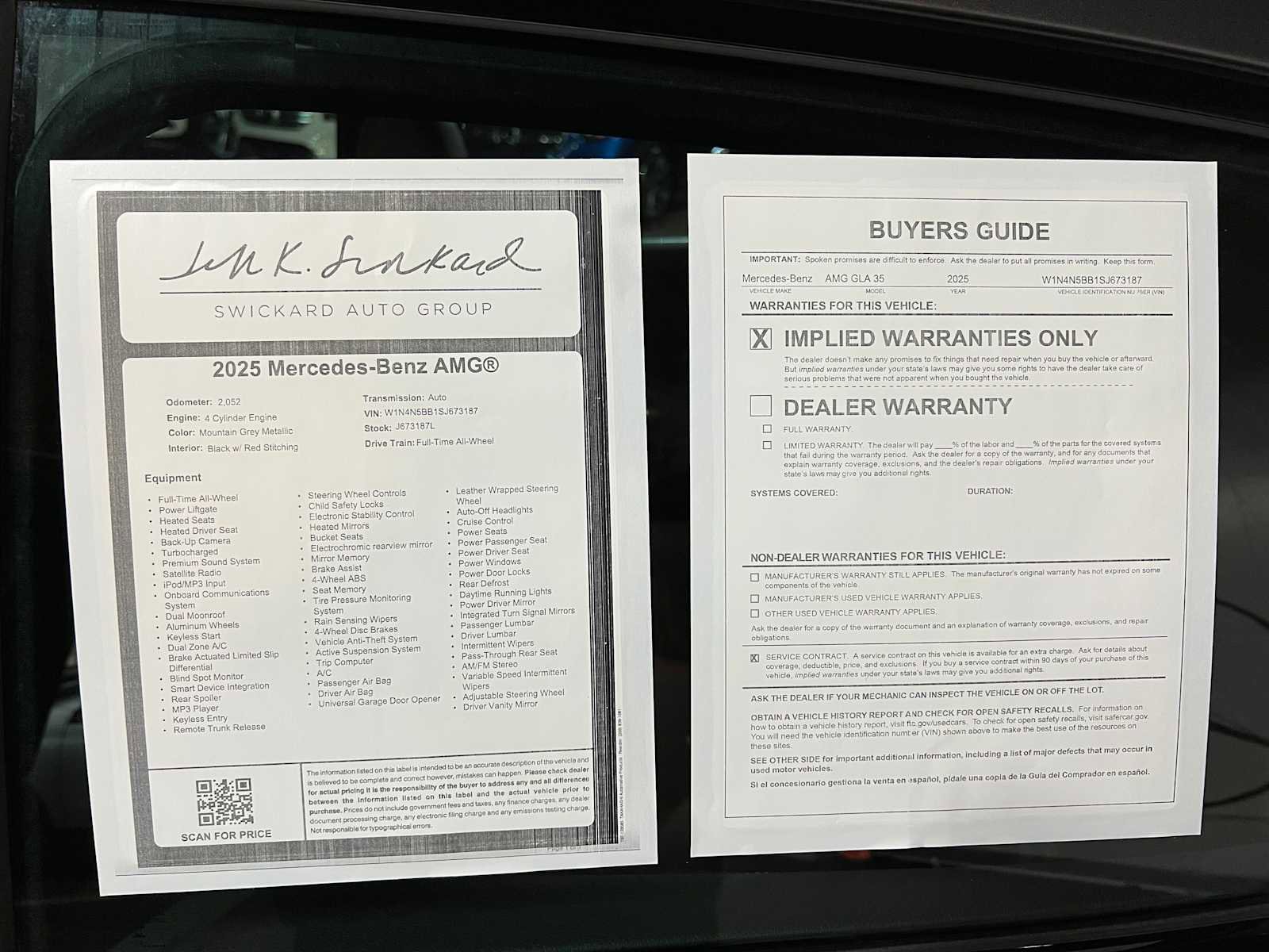 Certified 2025 Mercedes-Benz GLA 35 AMG 4MATIC image 45