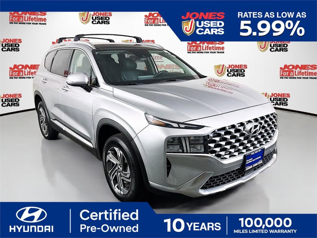 Certified 2021 Hyundai Santa Fe SEL w/ Convenience + Premium Package AWD/4WD image 1