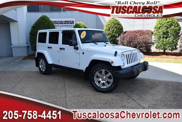 Used 2015 Jeep Wrangler Unlimited Sahara w/ Katzkin Premium Leather Group image 1