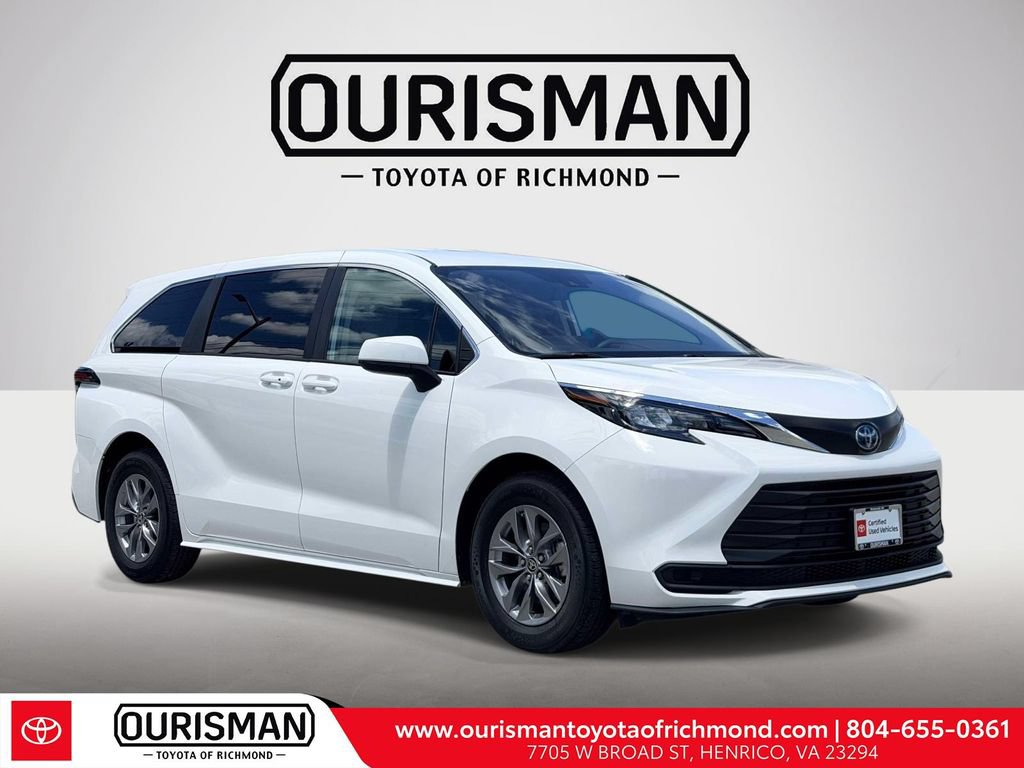 Certified 2024 Toyota Sienna LE FWD image 1