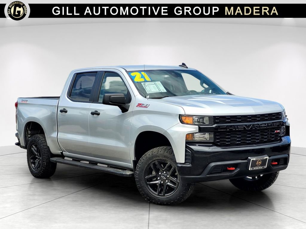 Used 2021 Chevrolet Silverado 1500 Custom Trail Boss w/ Safety Confidence Package AWD/4WD video 1