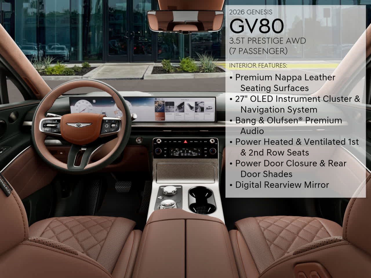 New 2026 Genesis GV80 3.5T Prestige image 17