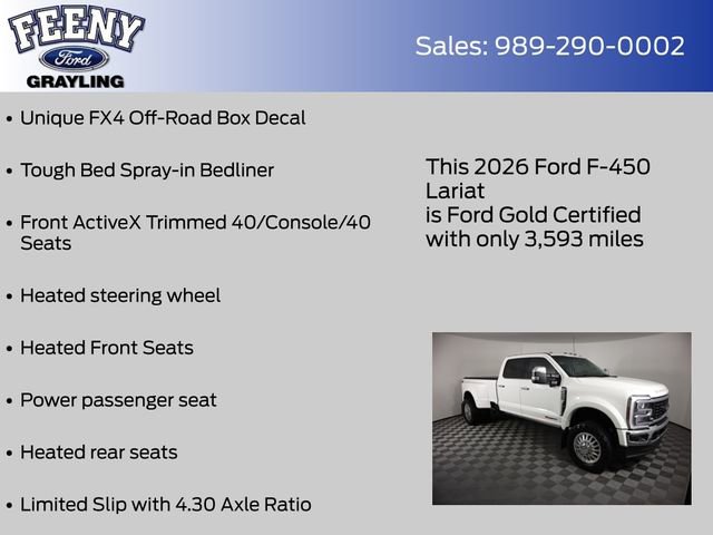 Used 2026 Ford F450 Lariat w/ Lariat Ultimate Package image 22