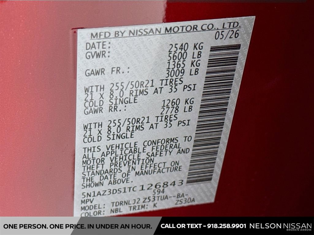 New 2026 Nissan Murano Platinum AWD/4WD image 34