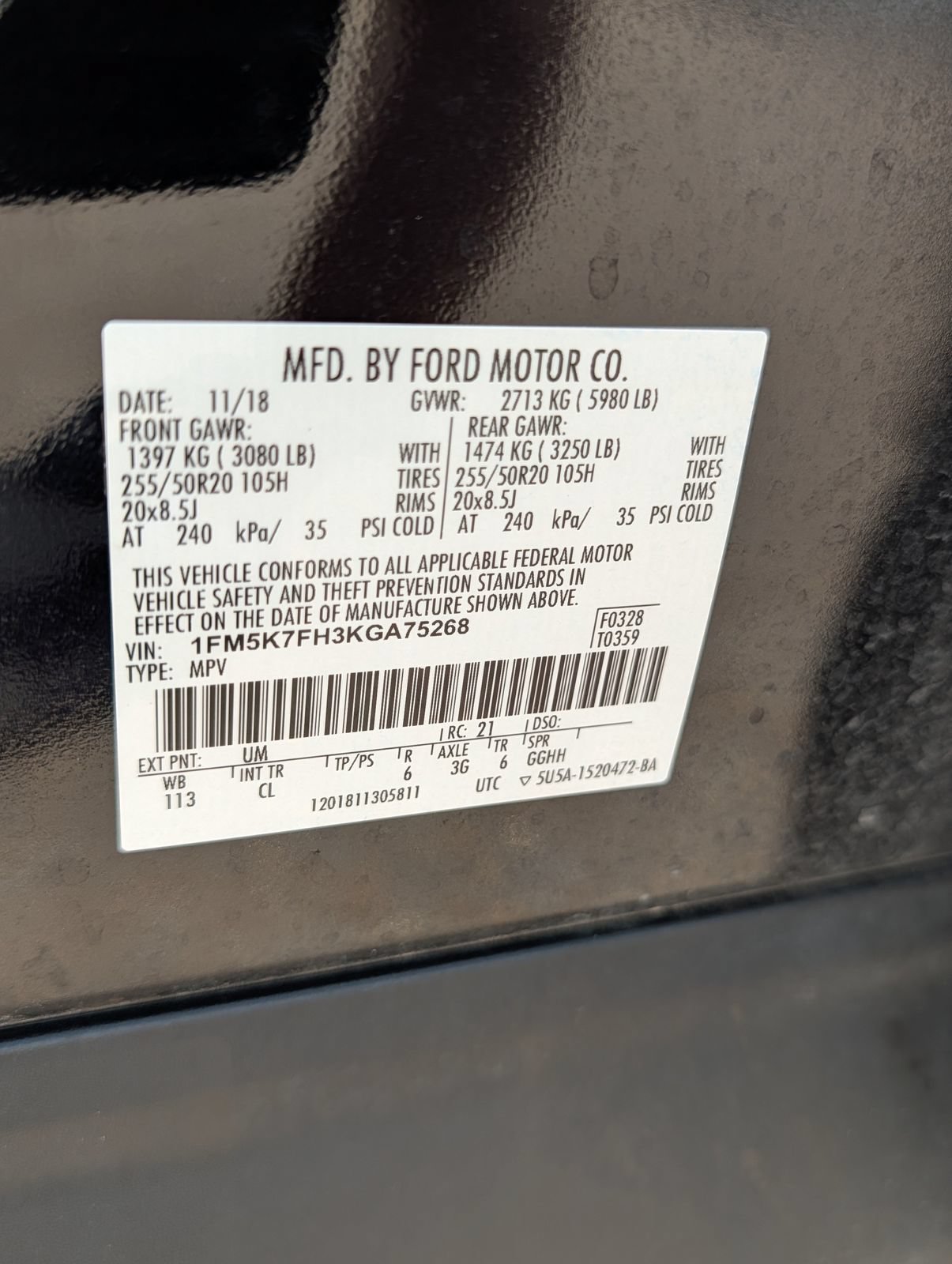 Used 2019 Ford Explorer Limited w/ Ford Safe & Smart Package FWD image 28