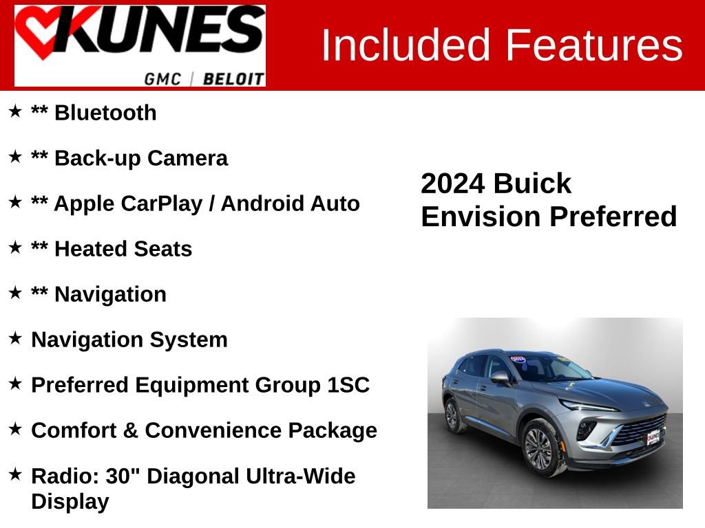 Used 2024 Buick Envision Preferred image 2