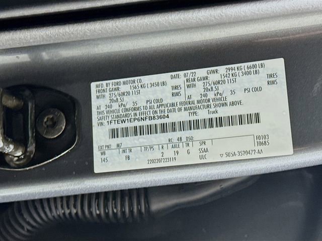 Certified 2022 Ford F150 XLT w/ Equipment Group 302A High image 31