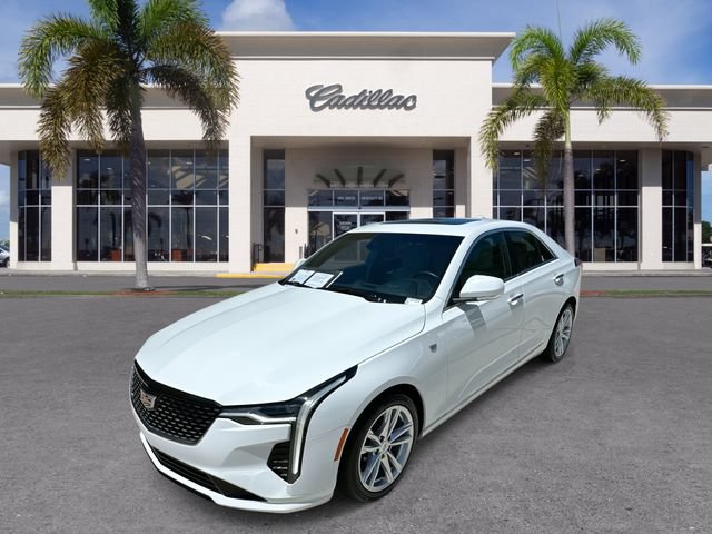 Certified 2022 Cadillac CT4 Luxury w/ Sun And Sound Package RWD image 1