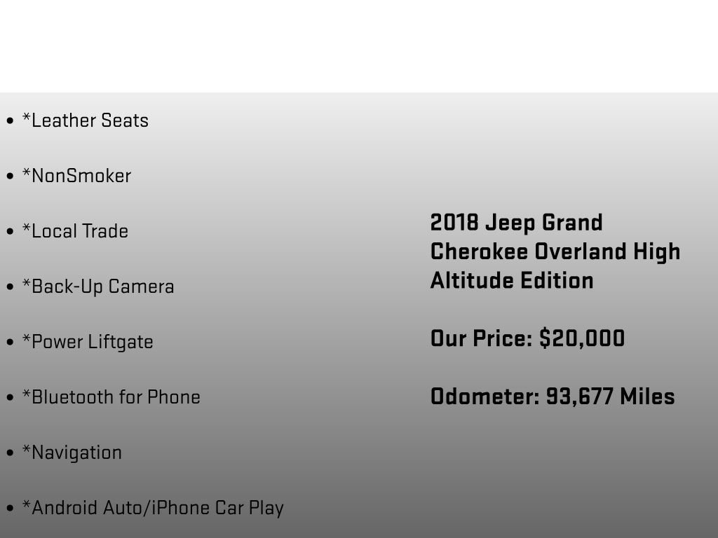 Used 2018 Jeep Grand Cherokee High Altitude AWD/4WD image 32