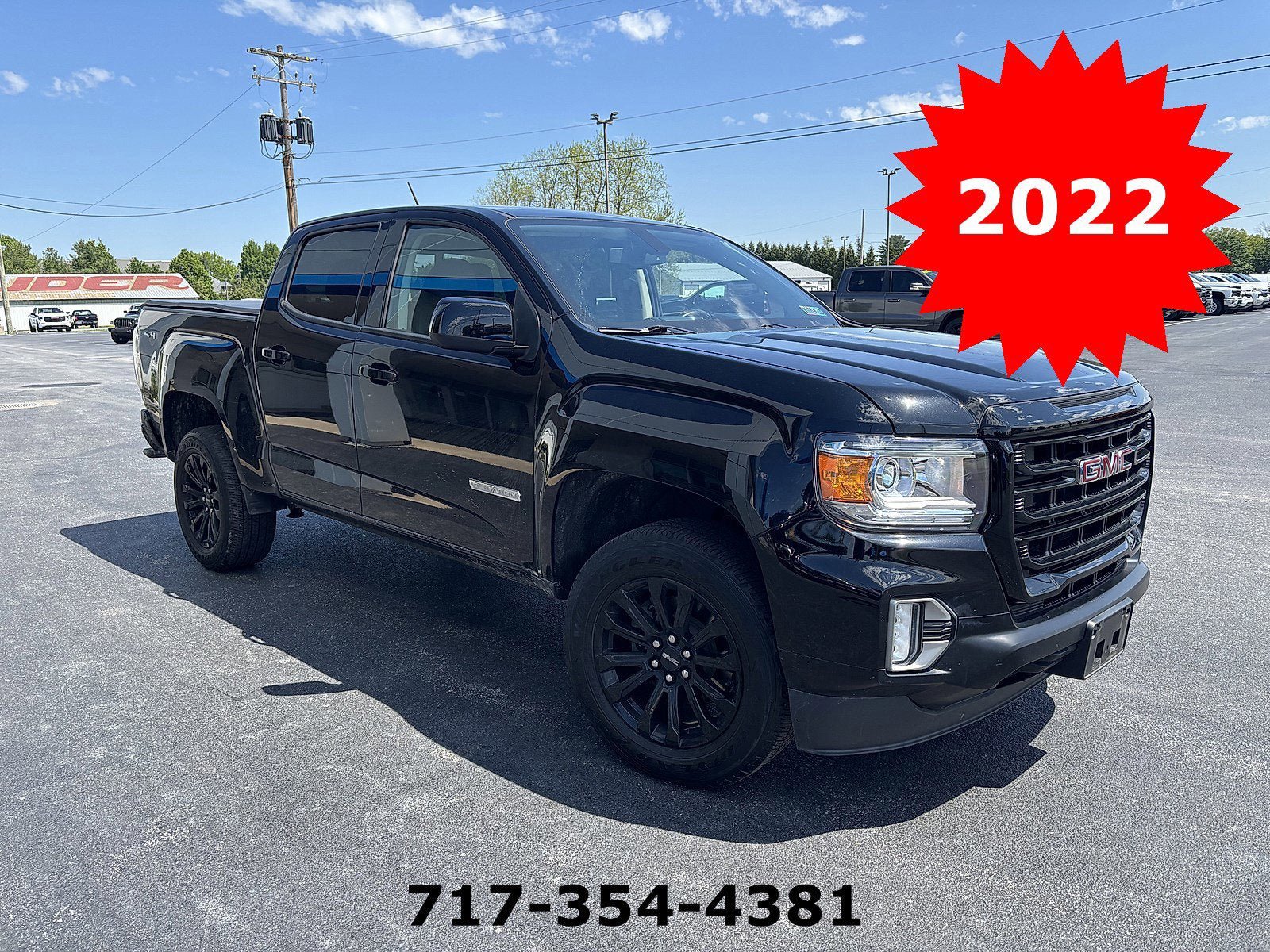 Used 2022 GMC Canyon Elevation w/ Elevation Premium Package AWD/4WD image 1