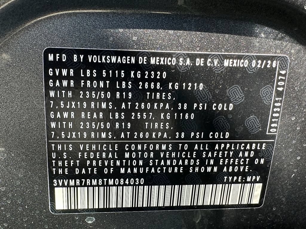New 2026 Volkswagen Tiguan SE AWD/4WD image 23
