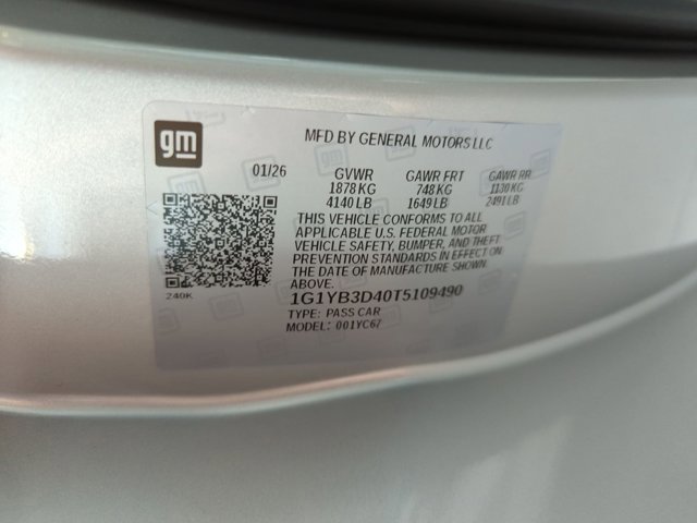 New 2026 Chevrolet Corvette Stingray Preferred Conv w/ Z51 Performance Package image 16