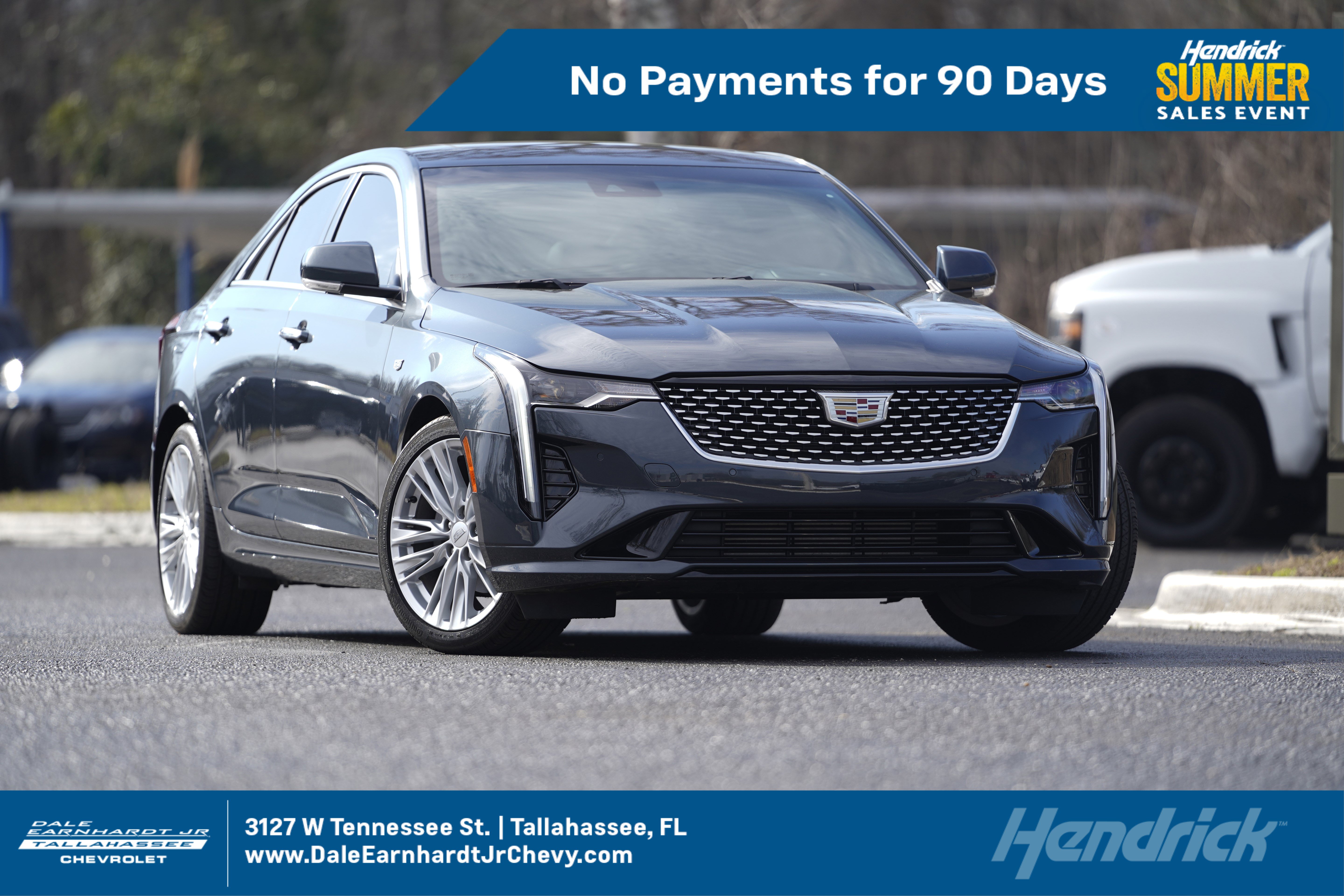 Used 2022 Cadillac CT4 Premium Luxury RWD image 1