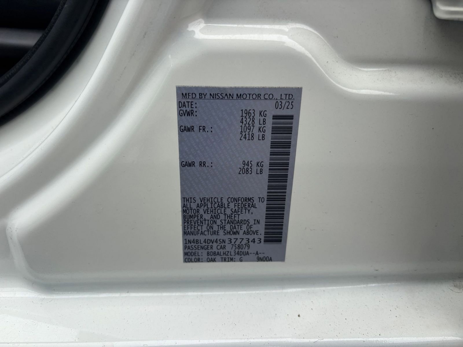 Used 2025 Nissan Altima 2.5 SV image 31