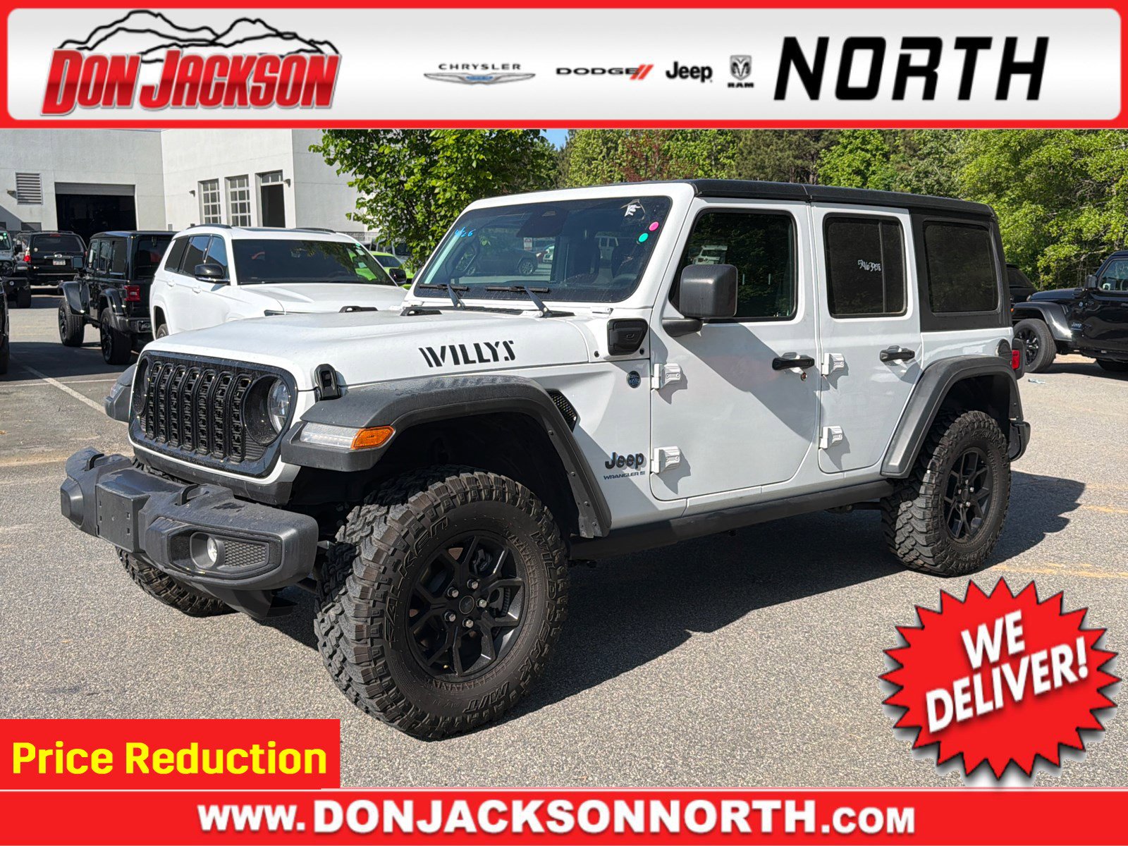 Used 2025 Jeep Wrangler Unlimited Sport S 4xe AWD/4WD image 1