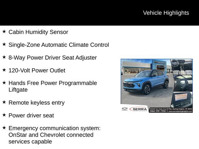 Used 2025 Chevrolet TrailBlazer RS w/ Convenience Package AWD/4WD image 5