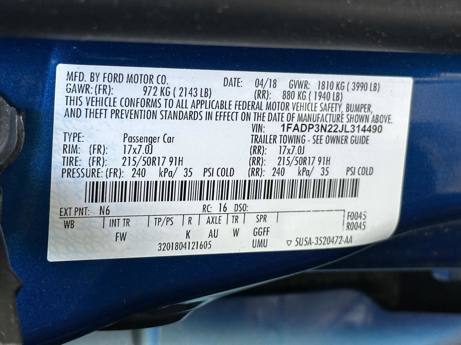 Used 2018 Ford Focus Titanium FWD image 15