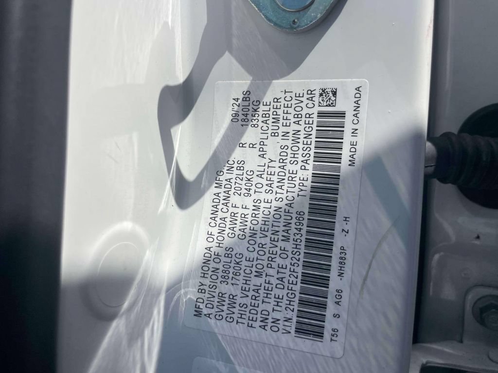 Certified 2025 Honda Civic Sport image 19
