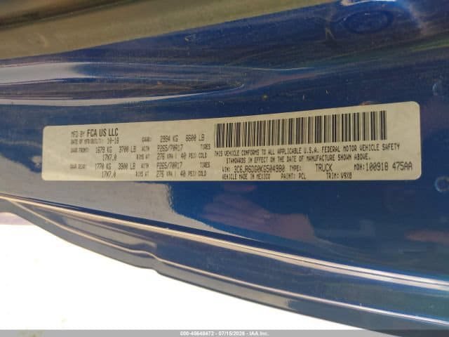 Used 2019 RAM 1500 Tradesman w/ Popular Equipment Group RWD image 7