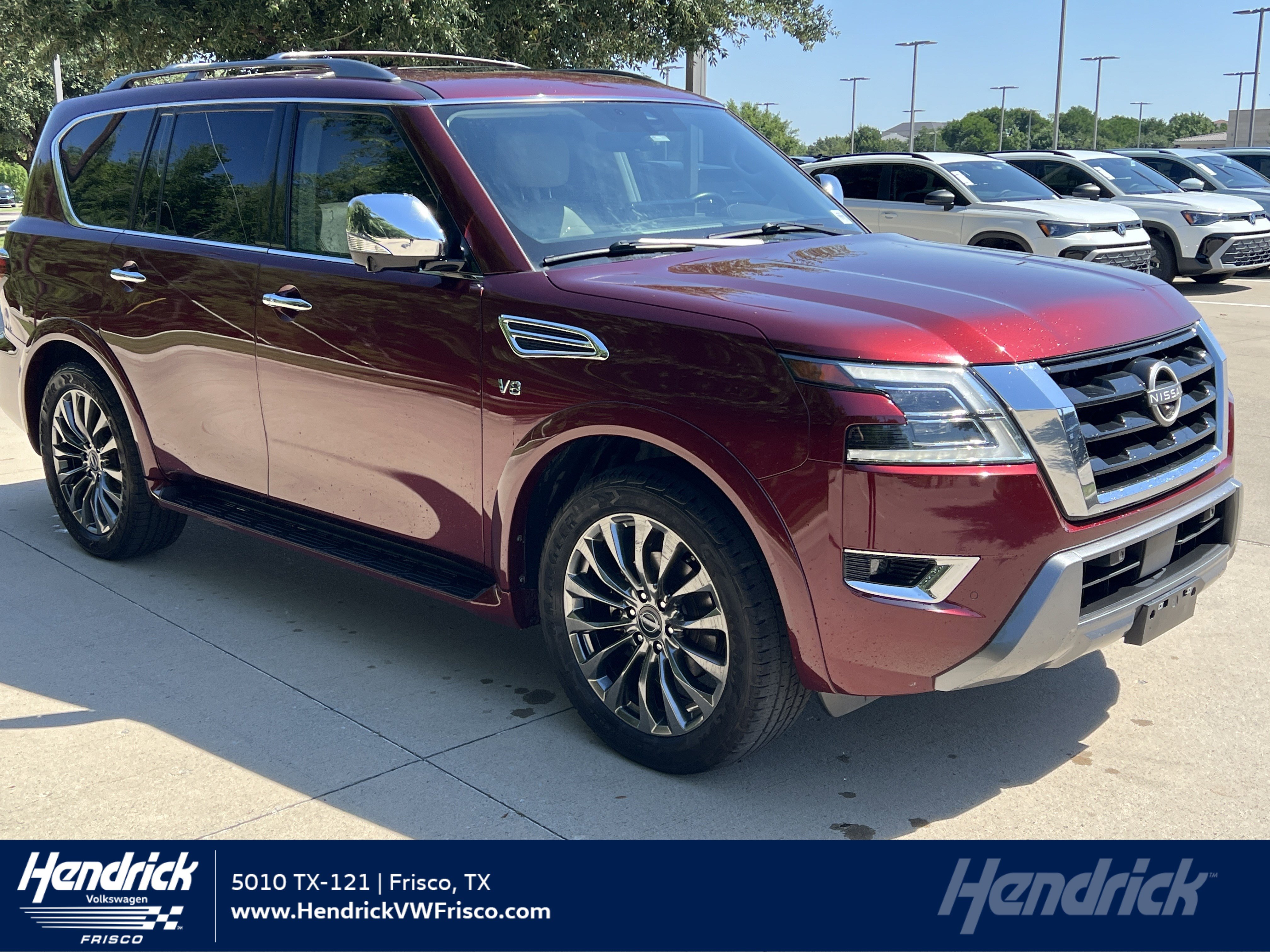 Used 2021 Nissan Armada Platinum w/ Captain's Chairs Package
