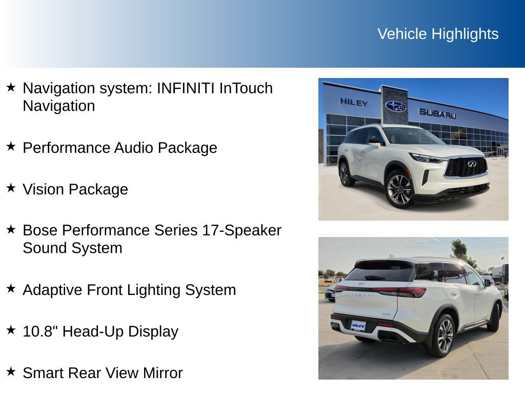 Used 2023 INFINITI QX60 Luxe w/ Vision Package FWD image 5