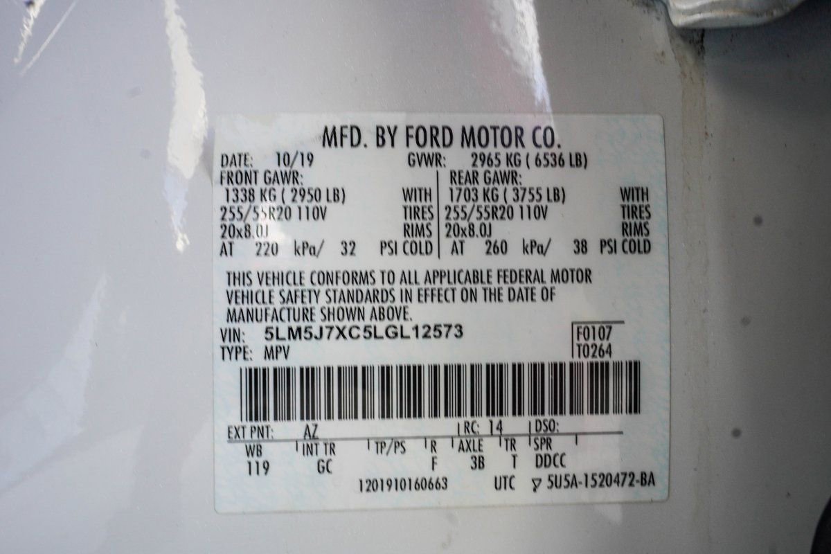 Used 2020 Lincoln Aviator Reserve w/ Equipment Group 201A image 34