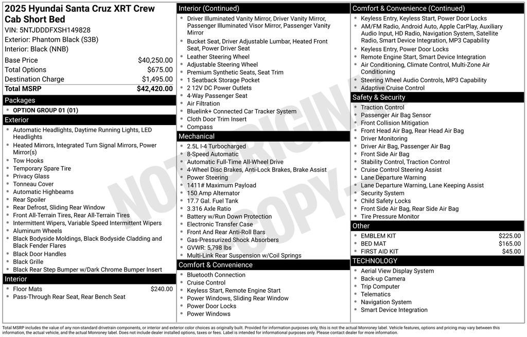 New 2025 Hyundai Santa Cruz XRT image 28